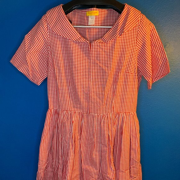 Bernie Dexter Maxine Dress in Red Gingham Size Extra Large NWOT - Picture 2 of 9